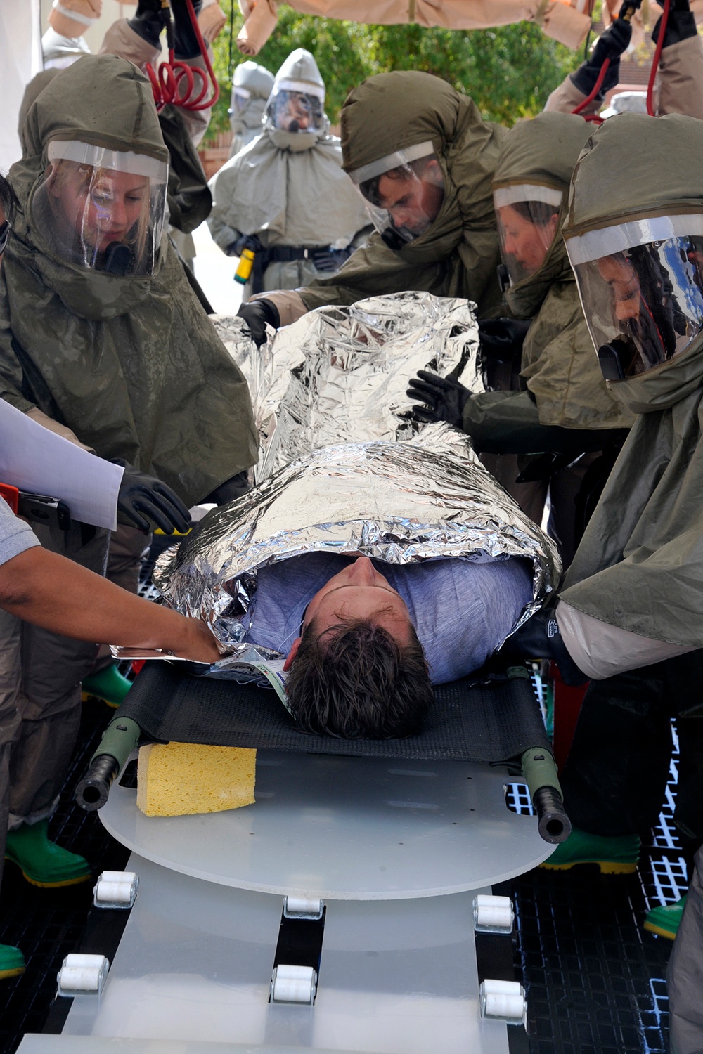 21 Medical Support Group DECON exercise