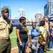 Padres salute military families