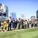 Padres salute military families