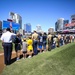 Padres salute military families