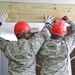 Soldiers from Puerto Rico help rebuild drama stage