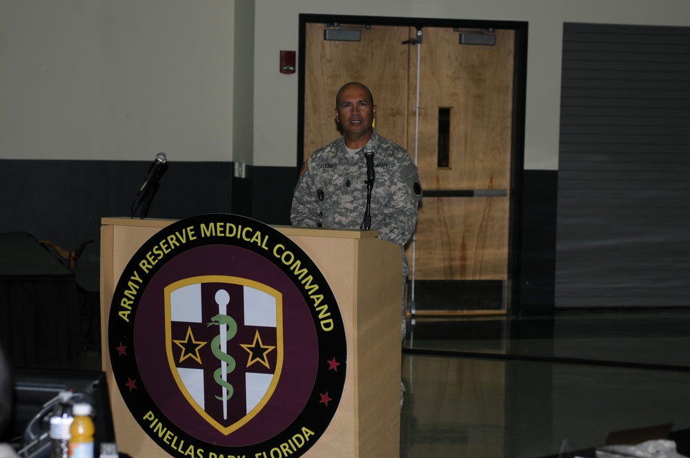 Medical Readiness and Training Command welcomes a new command sergeant major