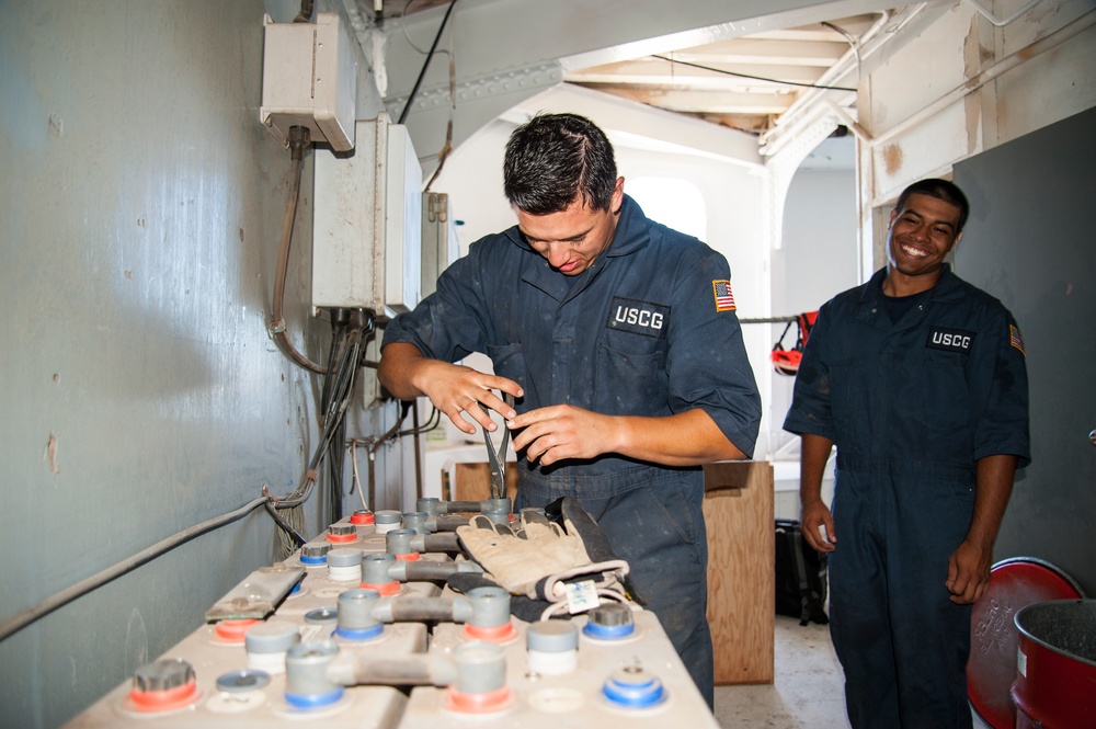 Coast Guard ATON crew services Los Angeles Lighthouse