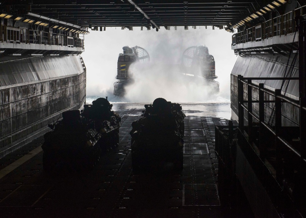 USS Boxer well deck operations