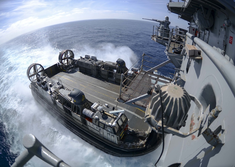 USS Boxer well deck operations