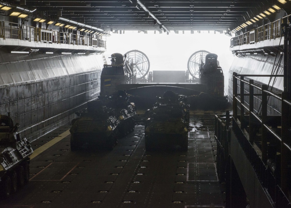 USS Boxer well deck operations