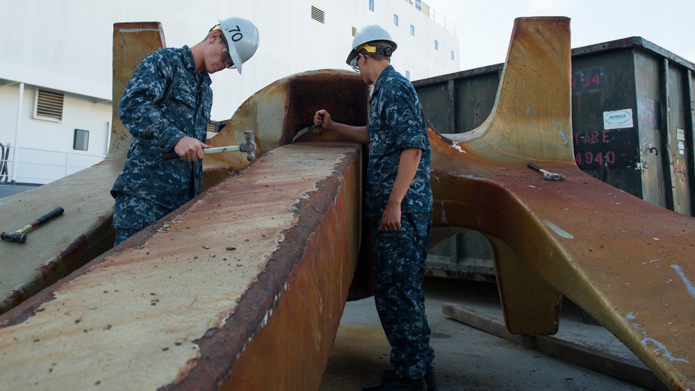 USS Carl Vinson action