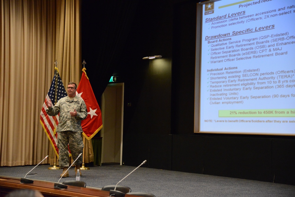 New NCOER briefing by Maj. Gen. Seamands