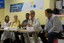 In the shadow of the Austerlitz Bridge: NATO troops promote tolerance and equality in Mitrovica