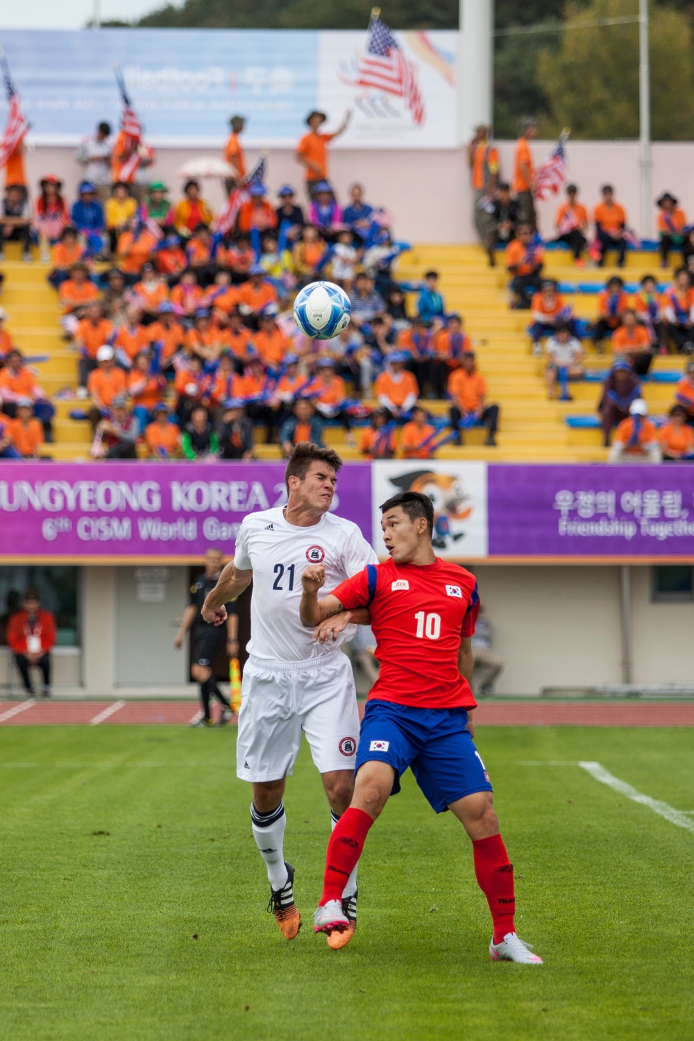 2015 6th CISM World Games United States Men's Soccer vs. South Korea Men's Soccer