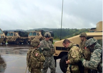 51st Transportation Company tests readiness with convoy live fire exercise