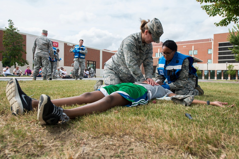Preparing today for tomorrow's fight: 633rd MDG holds mass casualty exercise