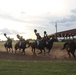 First Team’s horse detachment maneuvers past competition