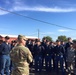 First Team’s horse detachment maneuvers past competition
