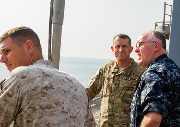 Lift off: Army and Navy practice deck landing techniques