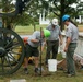 Cannon and carriage reinstalled at the gravesite of Maj. Gen. Wallace Fitz Randolph in Arlington National Cemetery