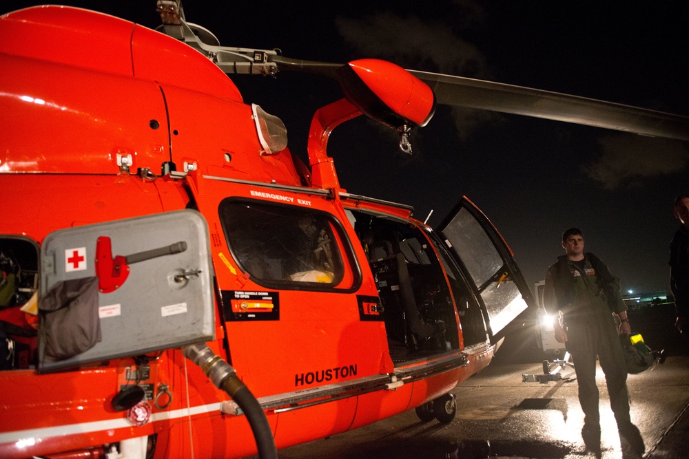 Coast Guard conducts night operations training