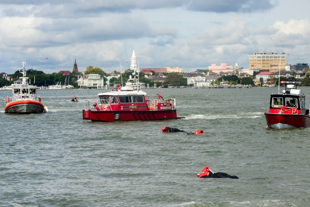 Coast Guard, local agencies team up in Charleston mass rescue exercise