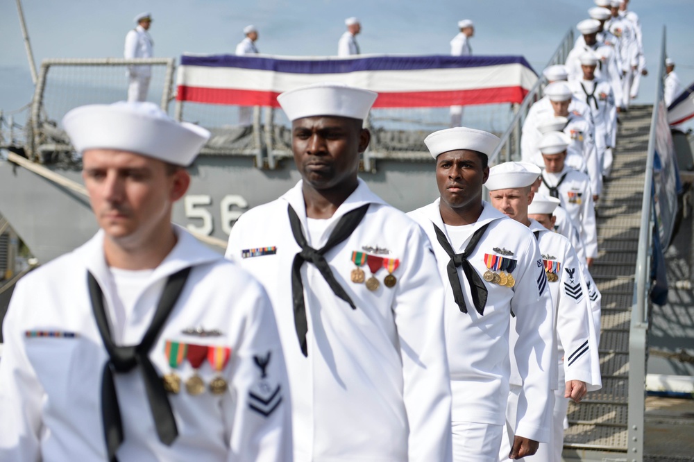 USS Simpson decomissioning