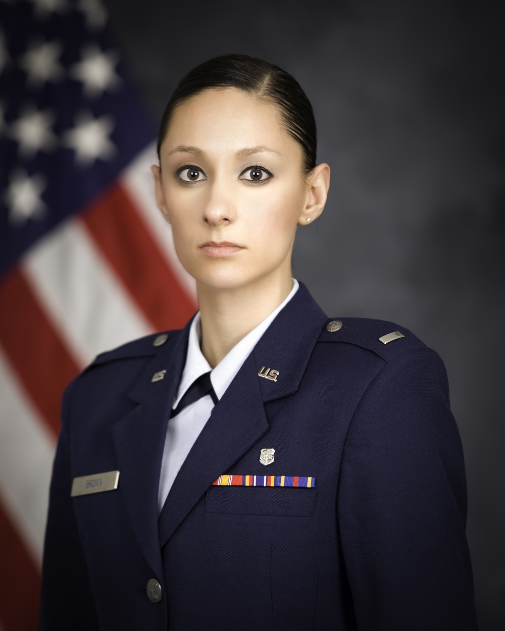 Official portrait, 1st Lt. Samantha J. Brown, US Air Force
