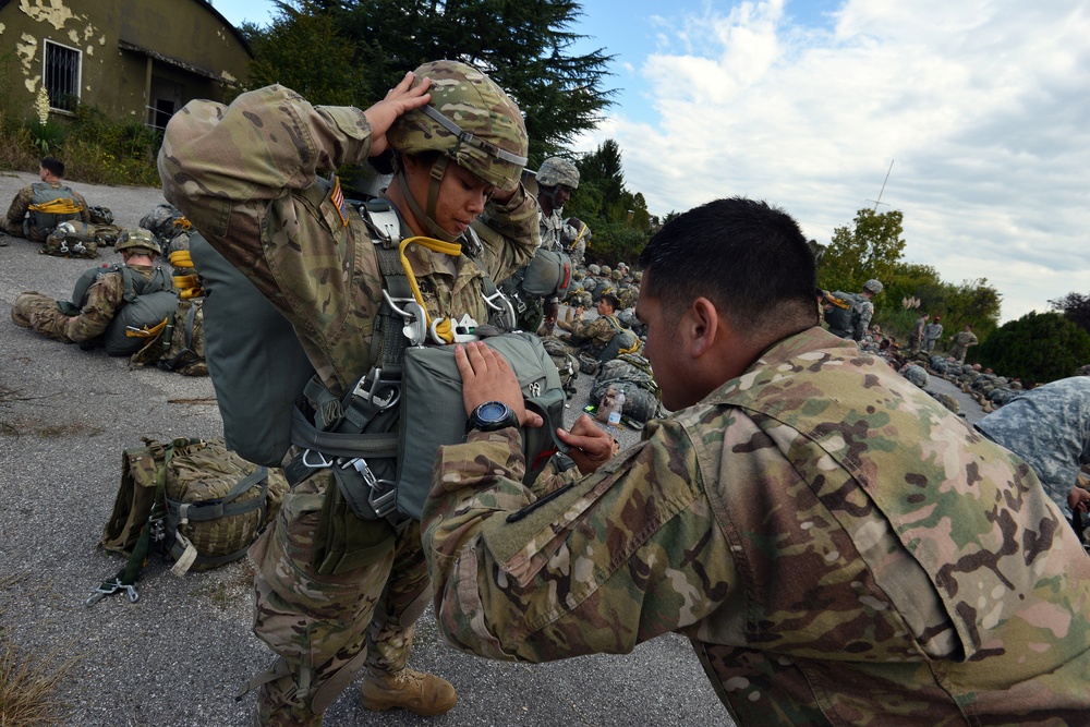 Airborne Operation at Juliet Drop Zone in Pordenone, Italy, September 2015