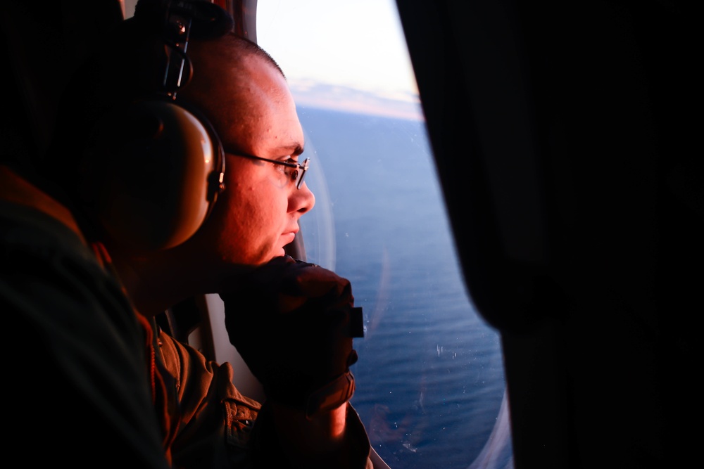 Coast Guard crews from Air Station Cape Cod search for missing fisherman on Lake Michigan