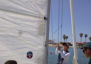 Sailing brings peace of mind for California National Guard widow