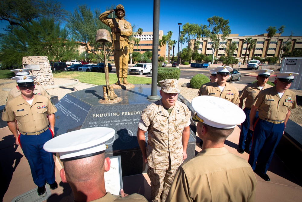 Arizona infantry Marine earns his rocker