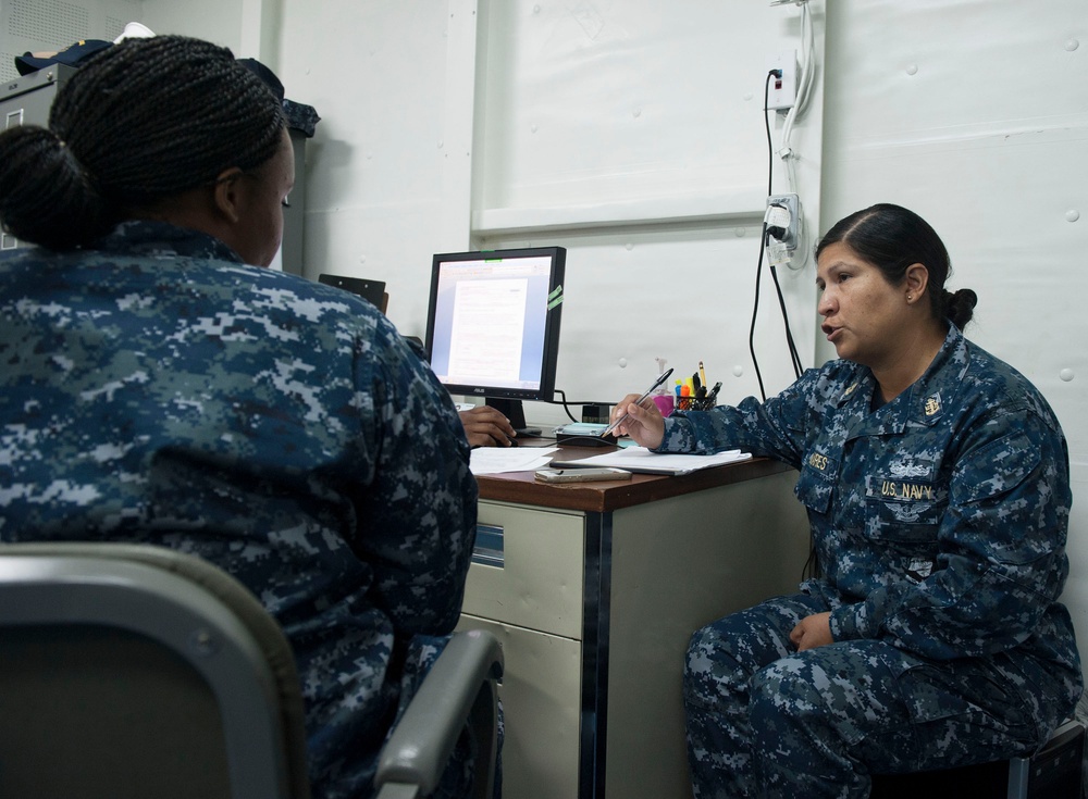 USS America post-shakedown availability