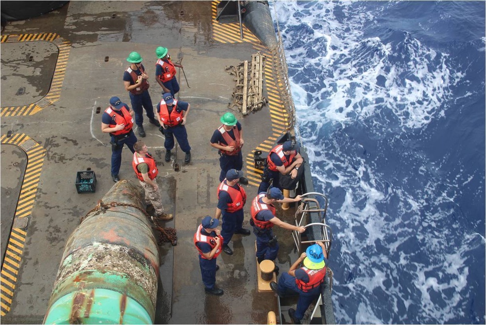 USCGC Kukui conducts fisheries boardings in Western, Central Pacific