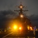 USS Lassen Sailors conduct man-overboard drill