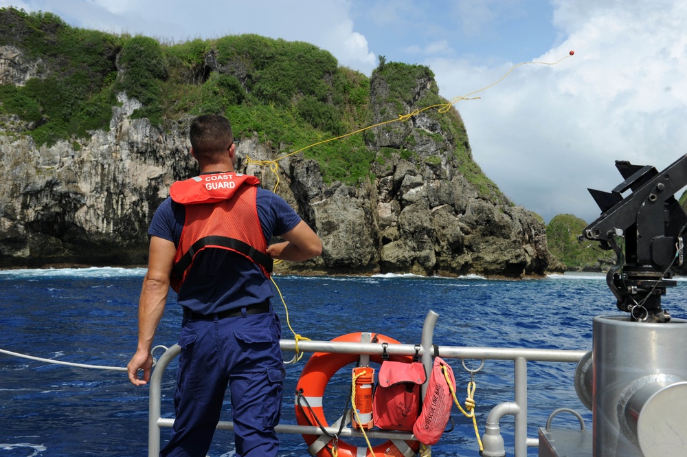 U.S. Coast Guard Apra Harbor training