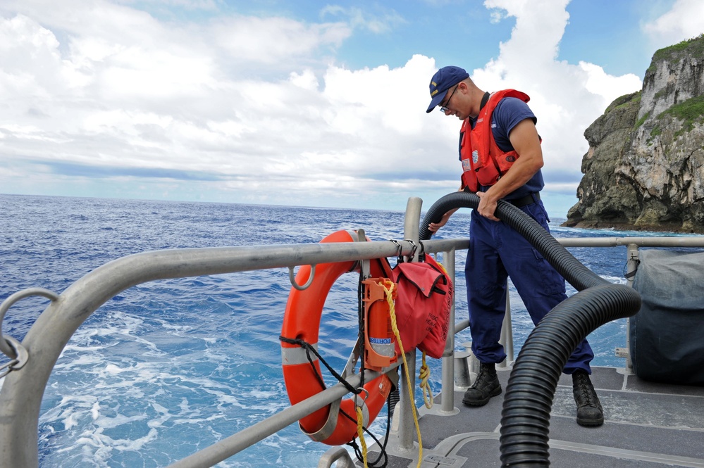 U.S. Coast Guard Apra Harbor training