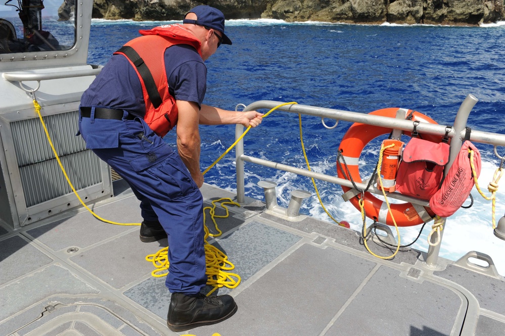 U.S. Coast Guard Apra Harbor training