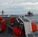 Two-boat training in Lake Huron