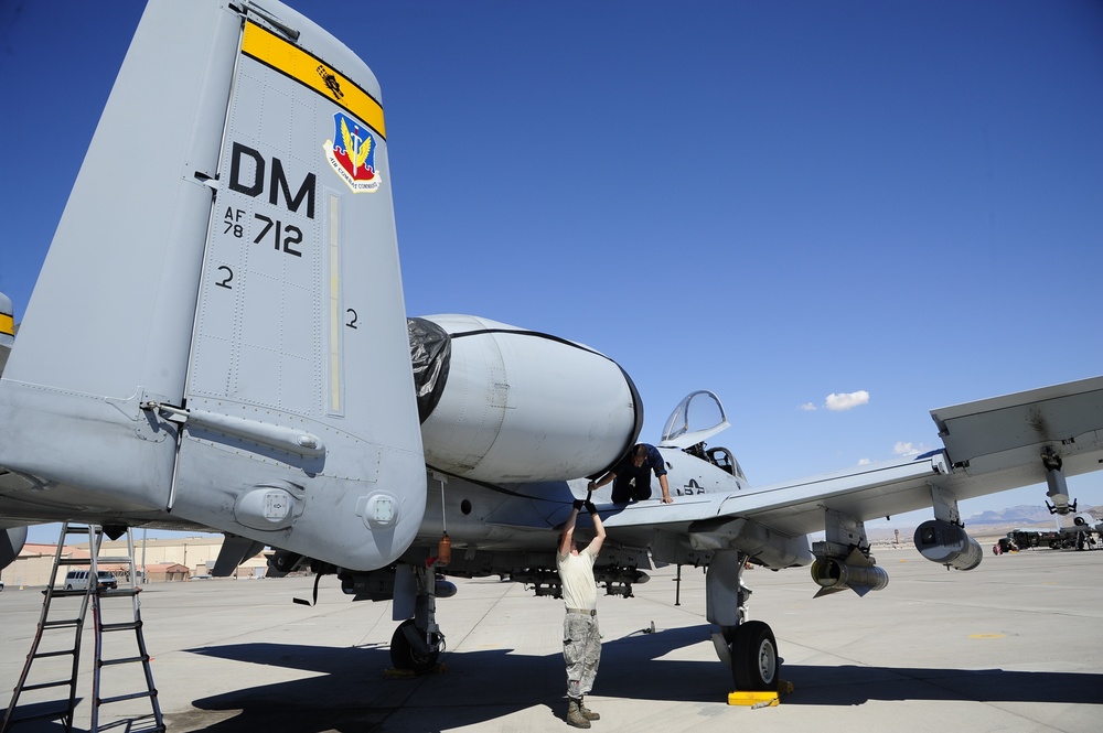 355th AMXS recovers A-10s at Green Flag-West
