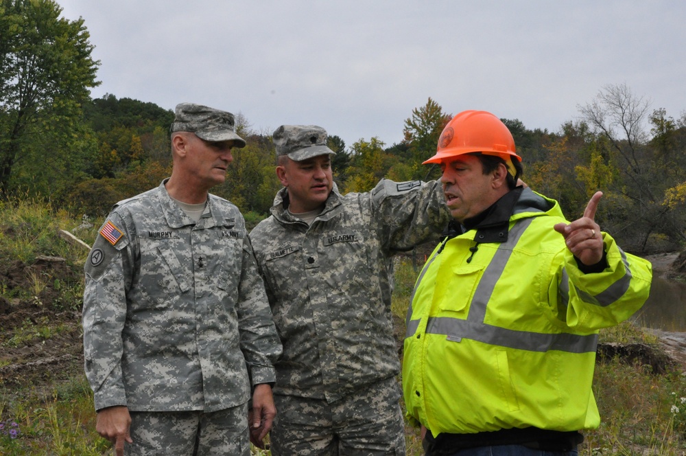 New York Army Guard engineers clear streams to prep for hurricane
