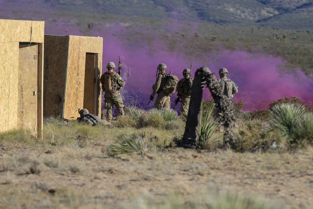 White Falcons integrate armor support for combined arms live fire exercise in New Mexico