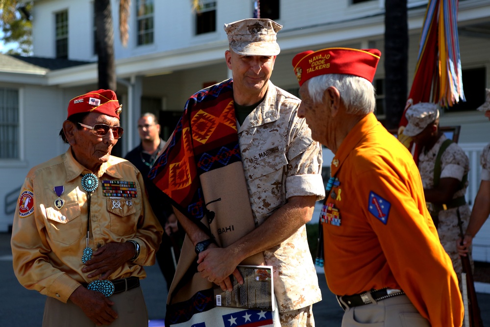 Navajo Code Talkers return to the Blue Diamond