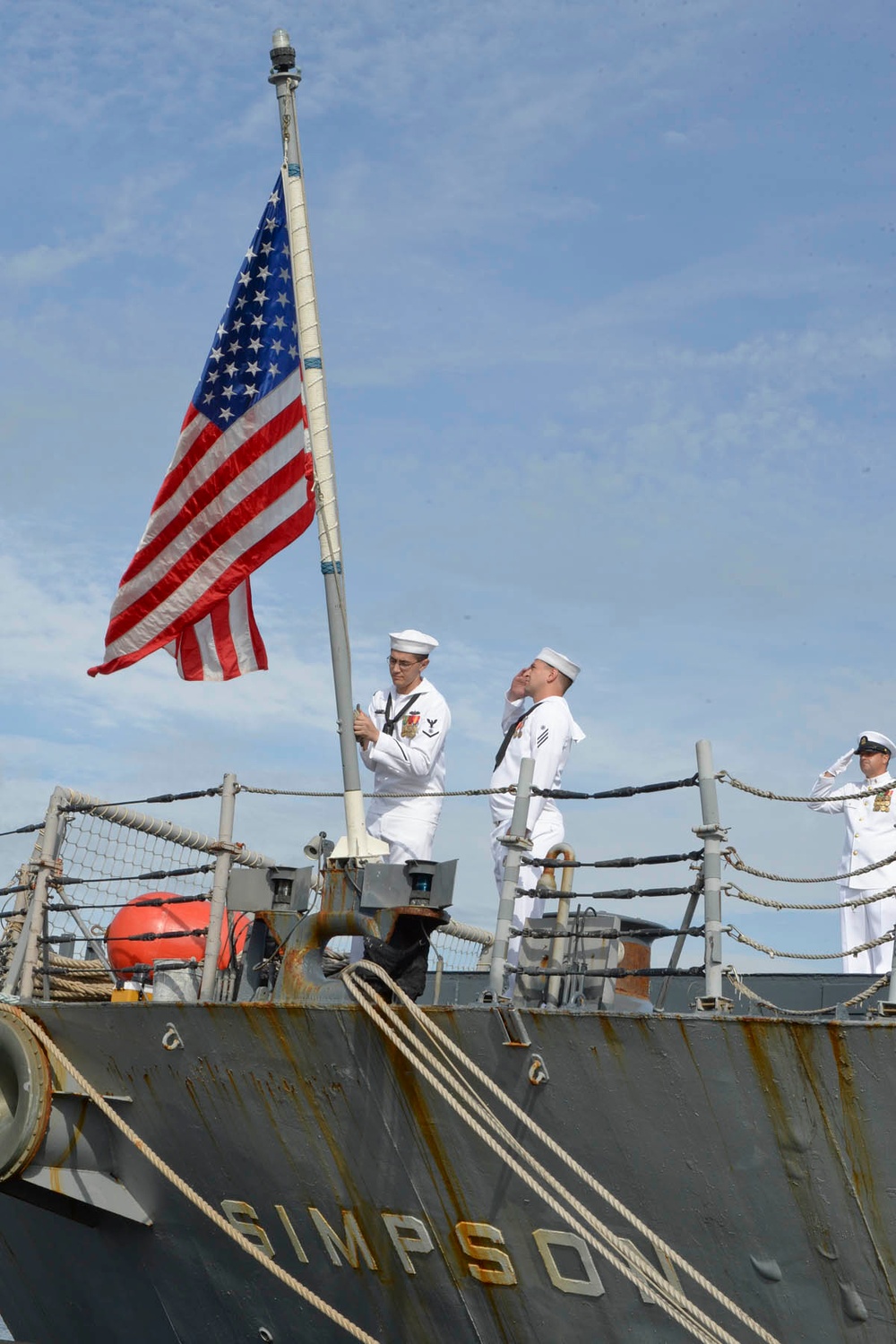 USS Simpson decommissioning