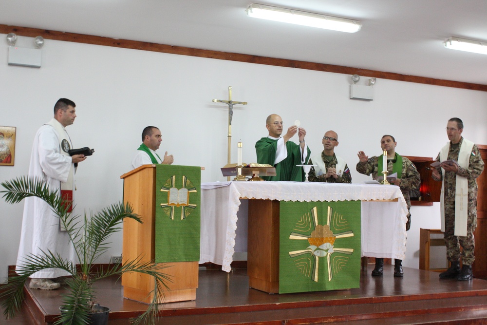 KFOR chaplains meet at Camp Bondsteel