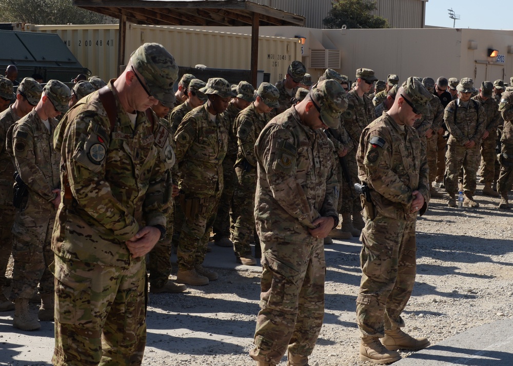 Vulture Airmen gather to mourn the loss of fallen Airmen