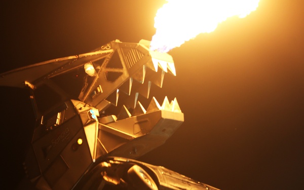 Robosaurus dines in for the Miramar Air Show