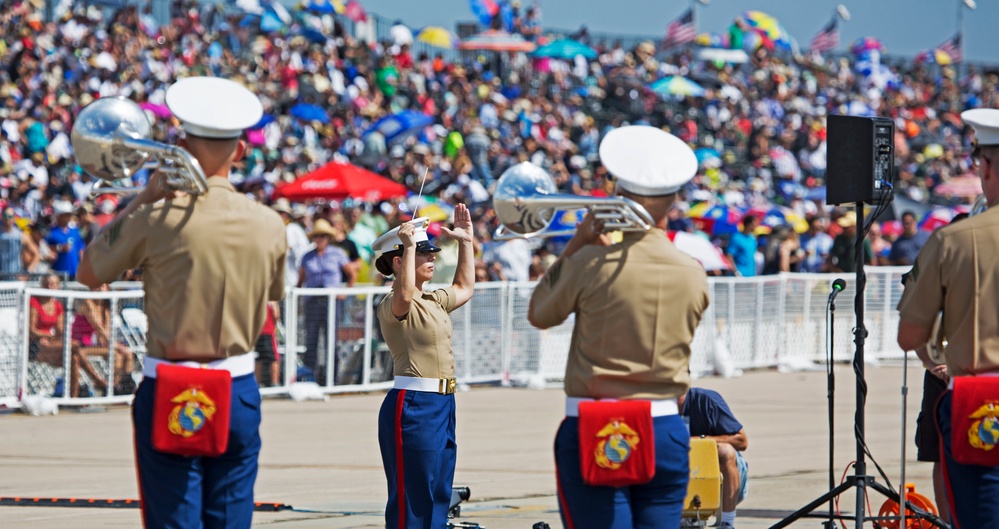 The 3rd MAW Band Performs at the 2015 Miramar Air Show
