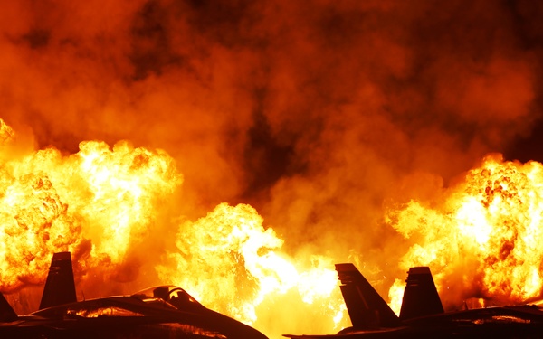 Wall of Fire heats things up at 2015 MCAS Miramar Air Show