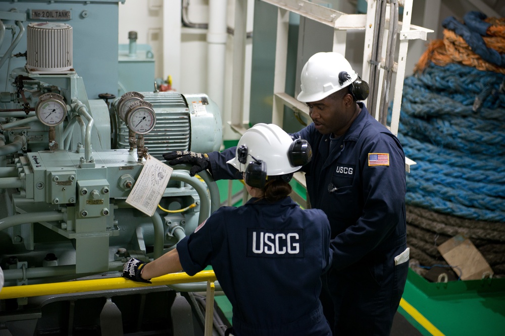 MST team inspects bulk carrier ship