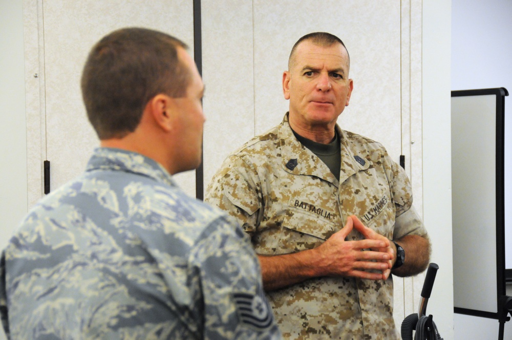 Top senior enlisted adviser visits McConnell Air Force Base
