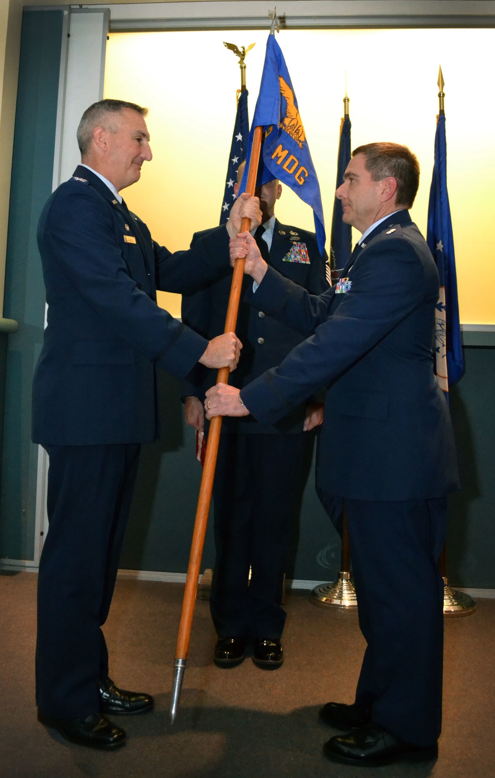Attack Wing medical group conducts change of command during October UTA