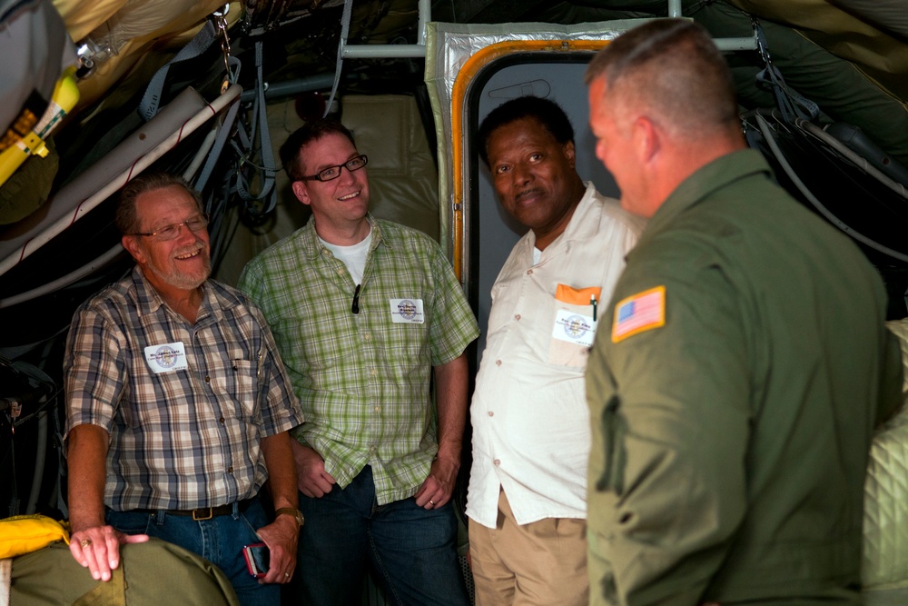 Clergy members participate in orientation flight