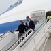 Secretary of defense and his wife arrive in Madrid, Spain